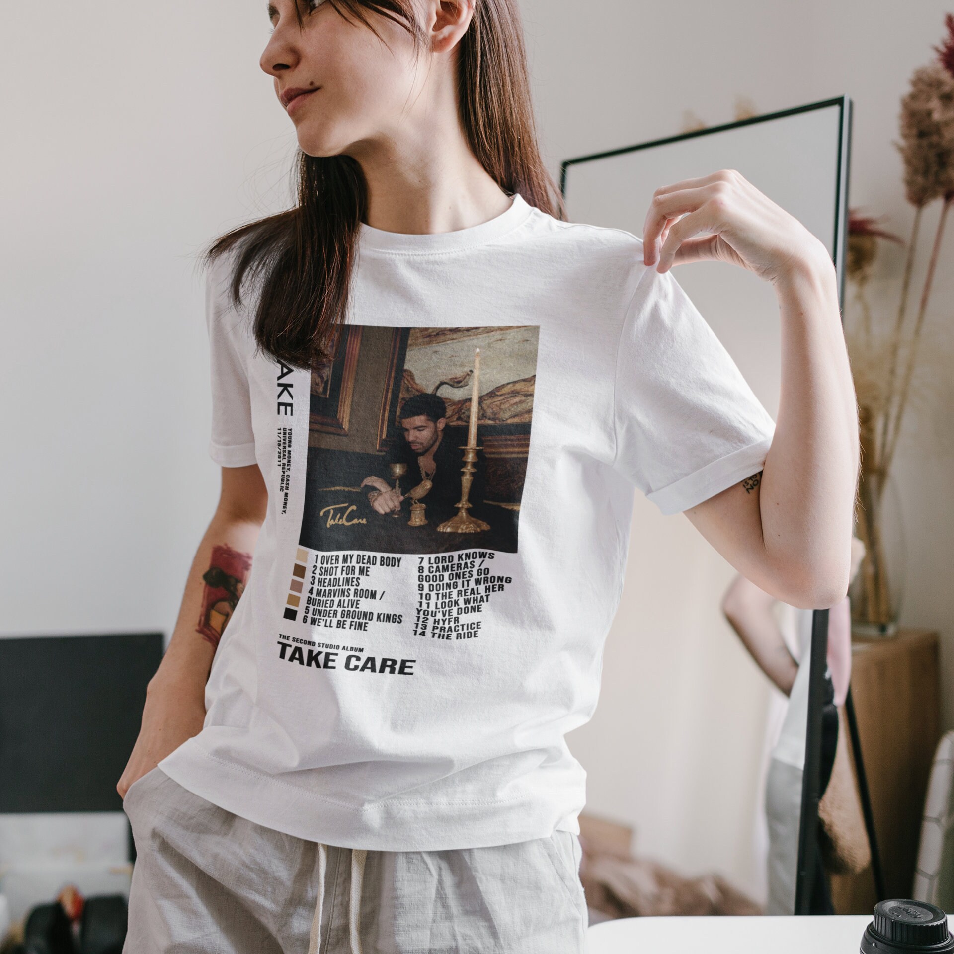 Take Care Aesthetic Graphic Drake Rap Unisex T-Shirt Take Care Aesthetic Graphic Drake Rap Unisex T-Shirt