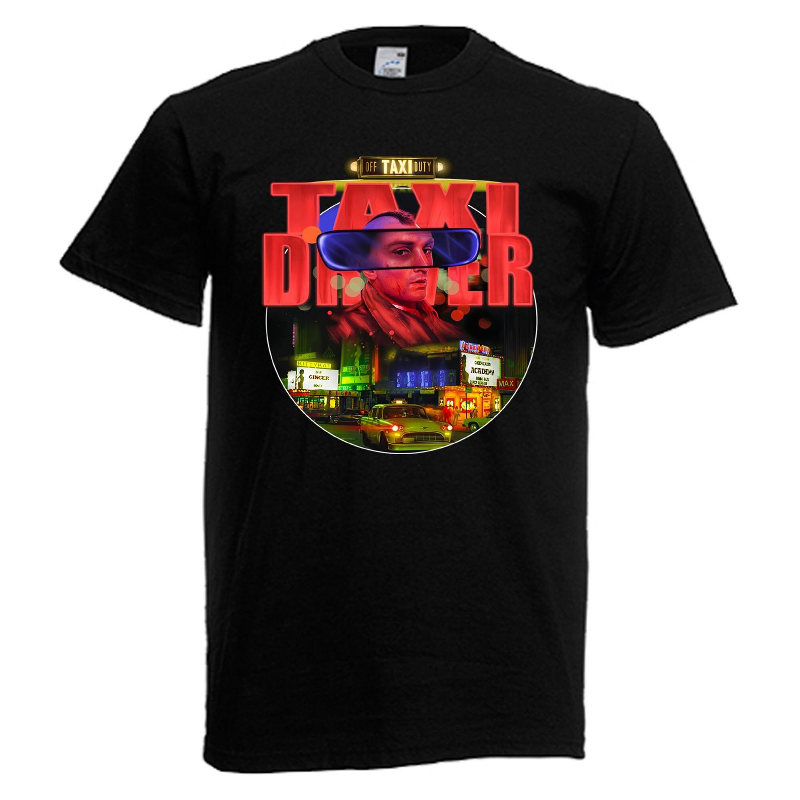 Taxi Driver Movie Mens Black Gray Navy T-Shirt Taxi Driver Movie Mens Black Gray Navy T-Shirt