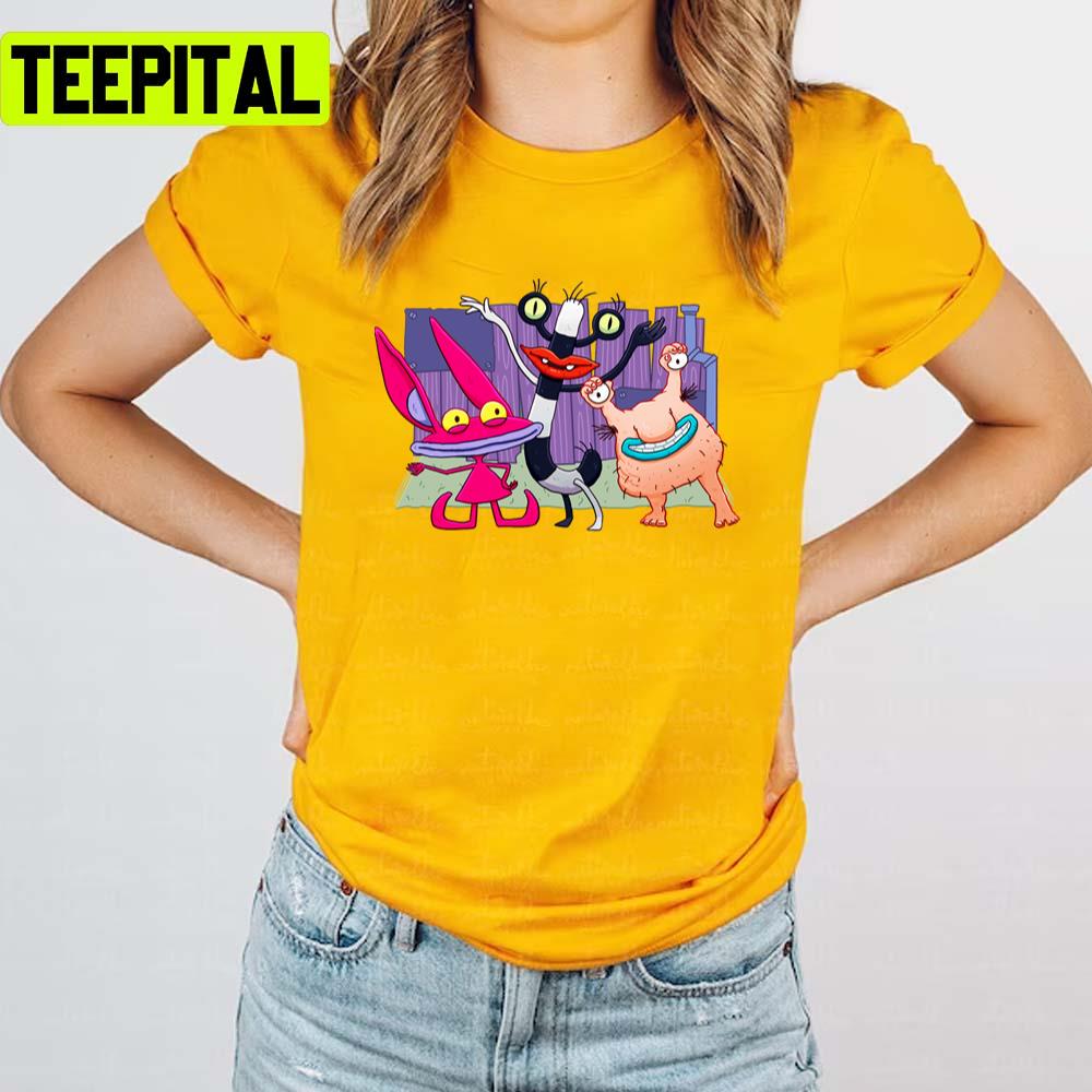 Team Art Ahh Real Monsters Unisex T-Shirt Team Art Ahh Real Monsters Unisex T-Shirt
