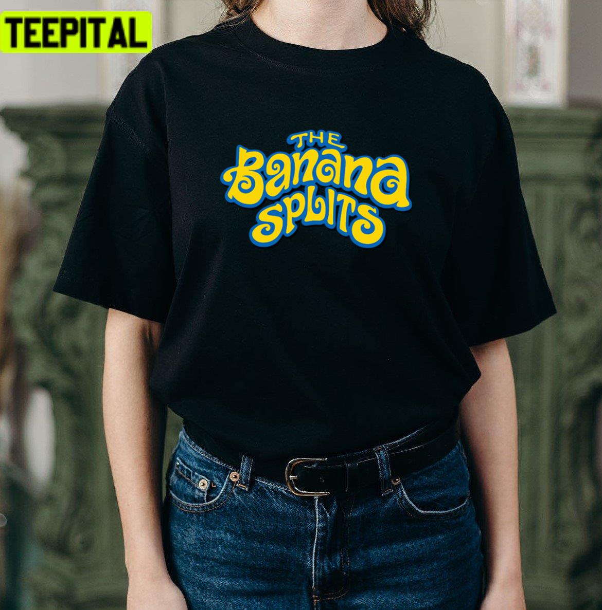 Text Logo The Banana Splits Unisex T-Shirt Text Logo The Banana Splits Unisex T-Shirt