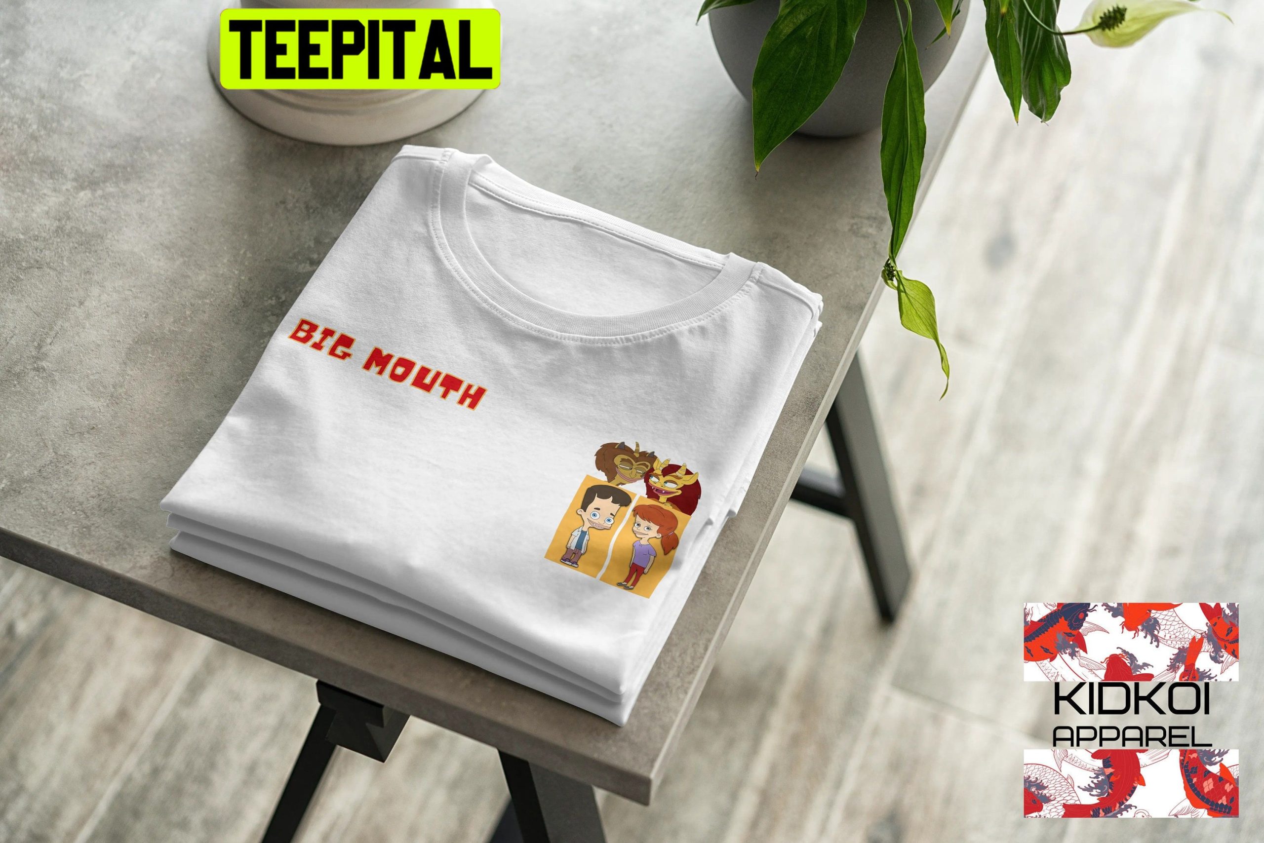 The Big Mouth Netflix Fan Art Trending Unisex T-Shirt The Big Mouth Netflix Fan Art Trending Unisex T-Shirt