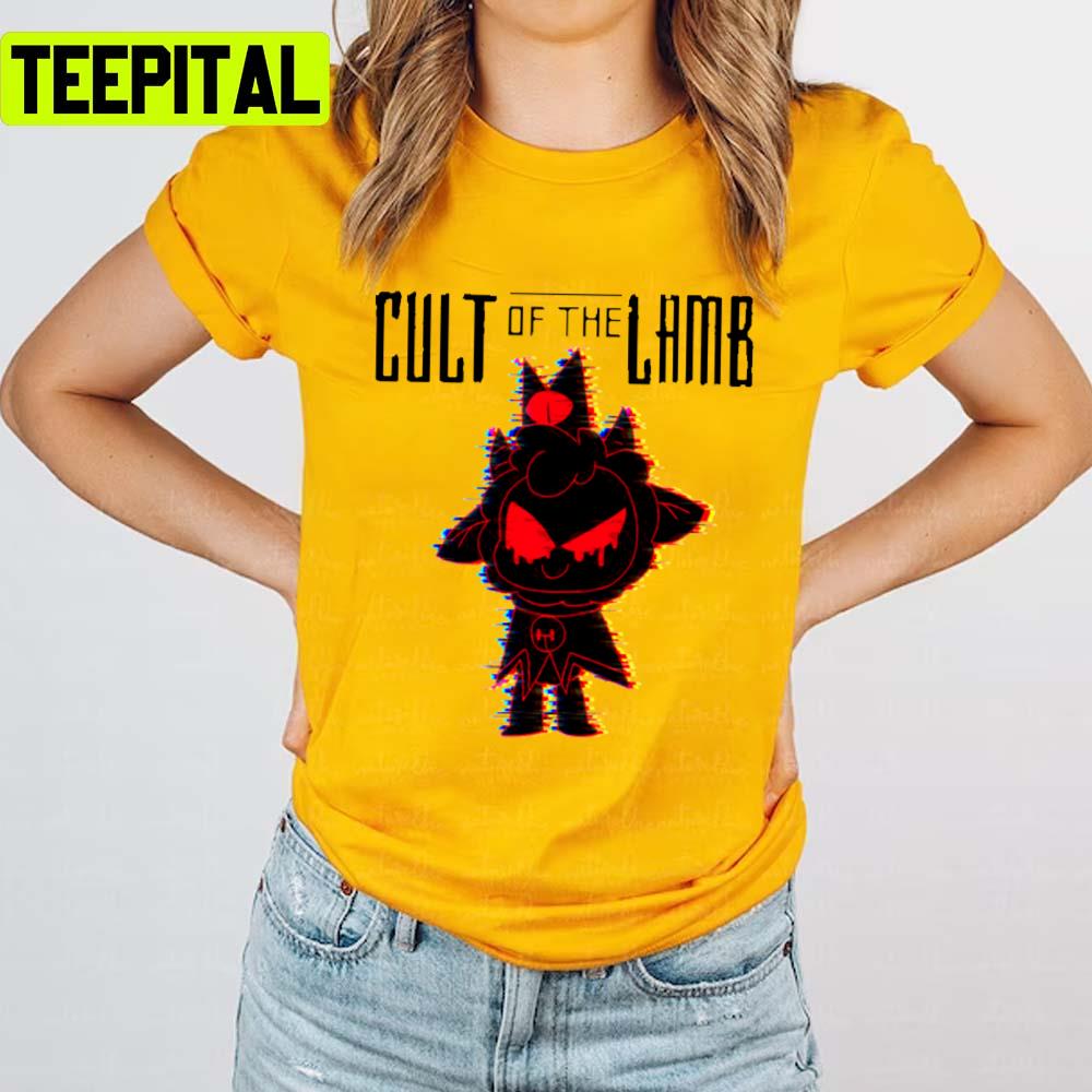 The Black Version Cult Of The Lamb Unisex T-Shirt The Black Version Cult Of The Lamb Unisex T-Shirt