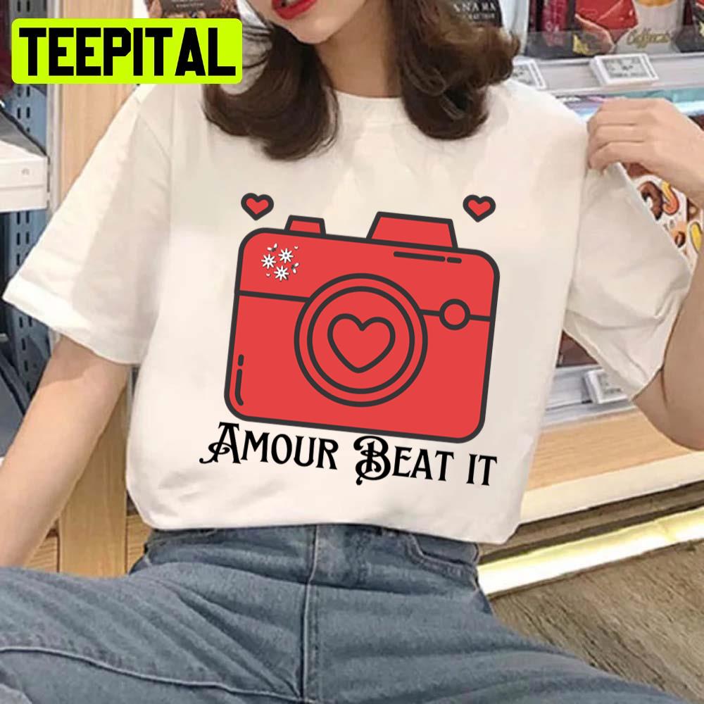 The Camera Design Amour Beat It 80s Michael Jackson Unisex T-Shirt The Camera Design Amour Beat It 80s Michael Jackson Unisex T-Shirt