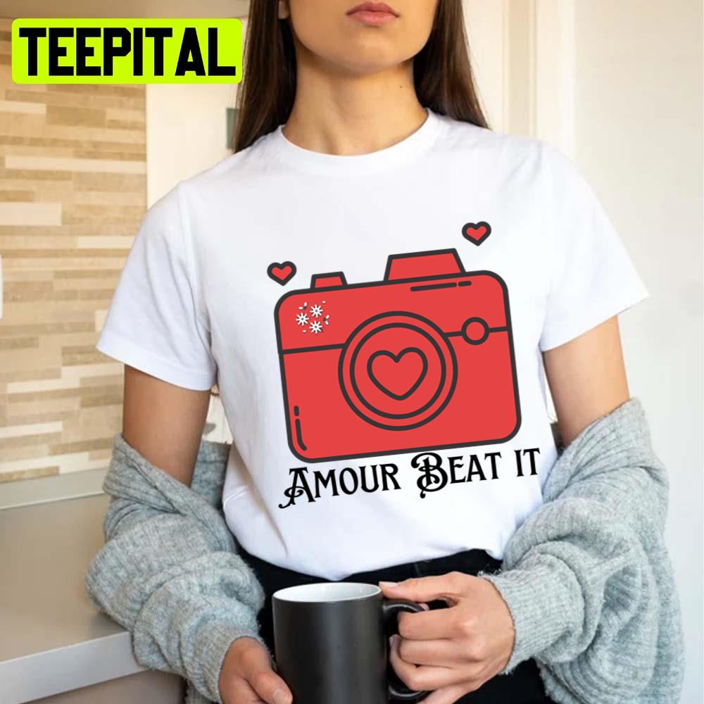 The Camera Design Amour Beat It 80s Michael Jackson Unisex T-Shirt The Camera Design Amour Beat It 80s Michael Jackson Unisex T-Shirt