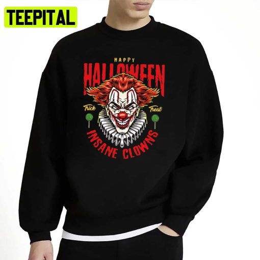 The Joker Insane Clowns Halloween Spooky Night Unisex Sweatshirt