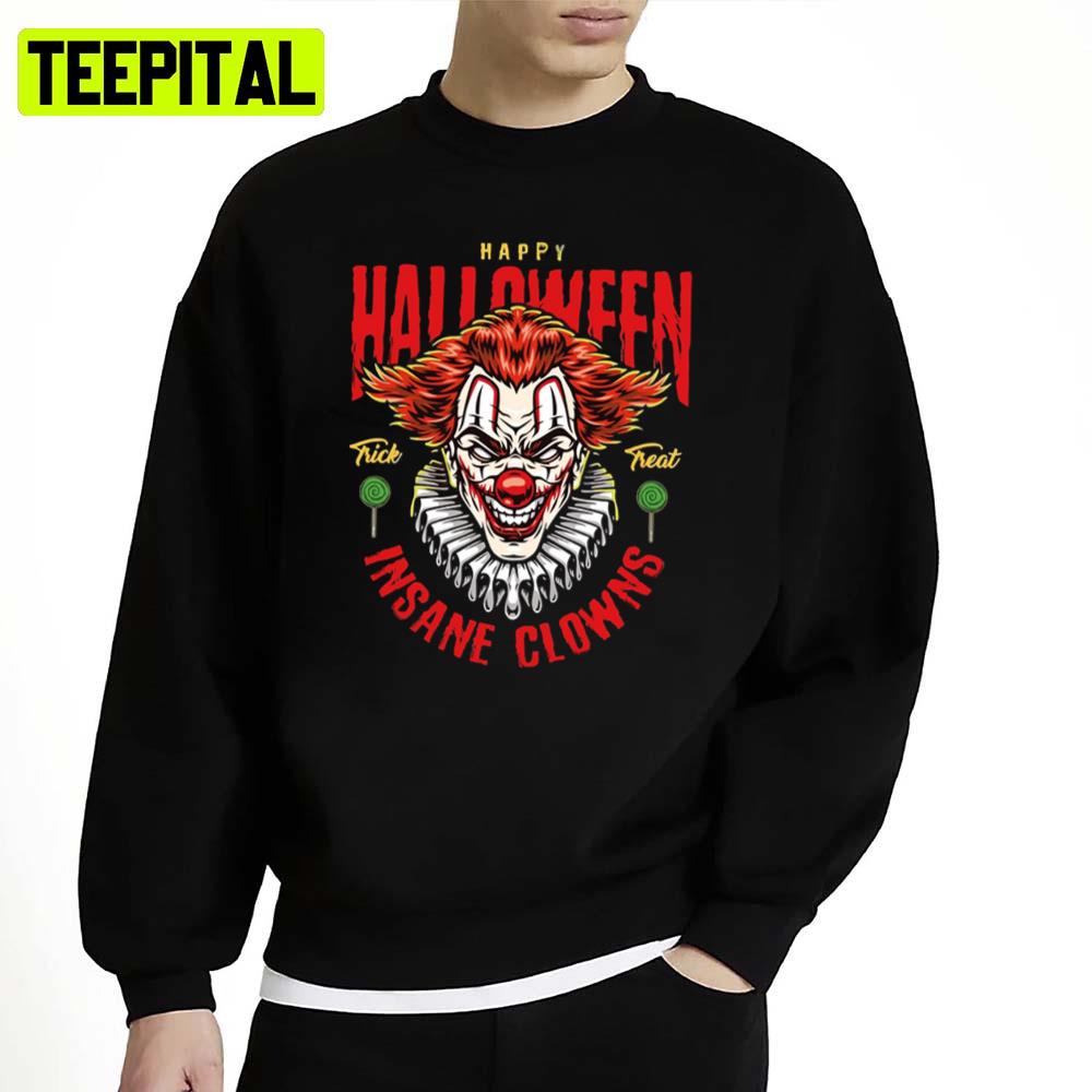 The Joker Insane Clowns Halloween Spooky Night Unisex Sweatshirt The Joker Insane Clowns Halloween Spooky Night Unisex Sweatshirt