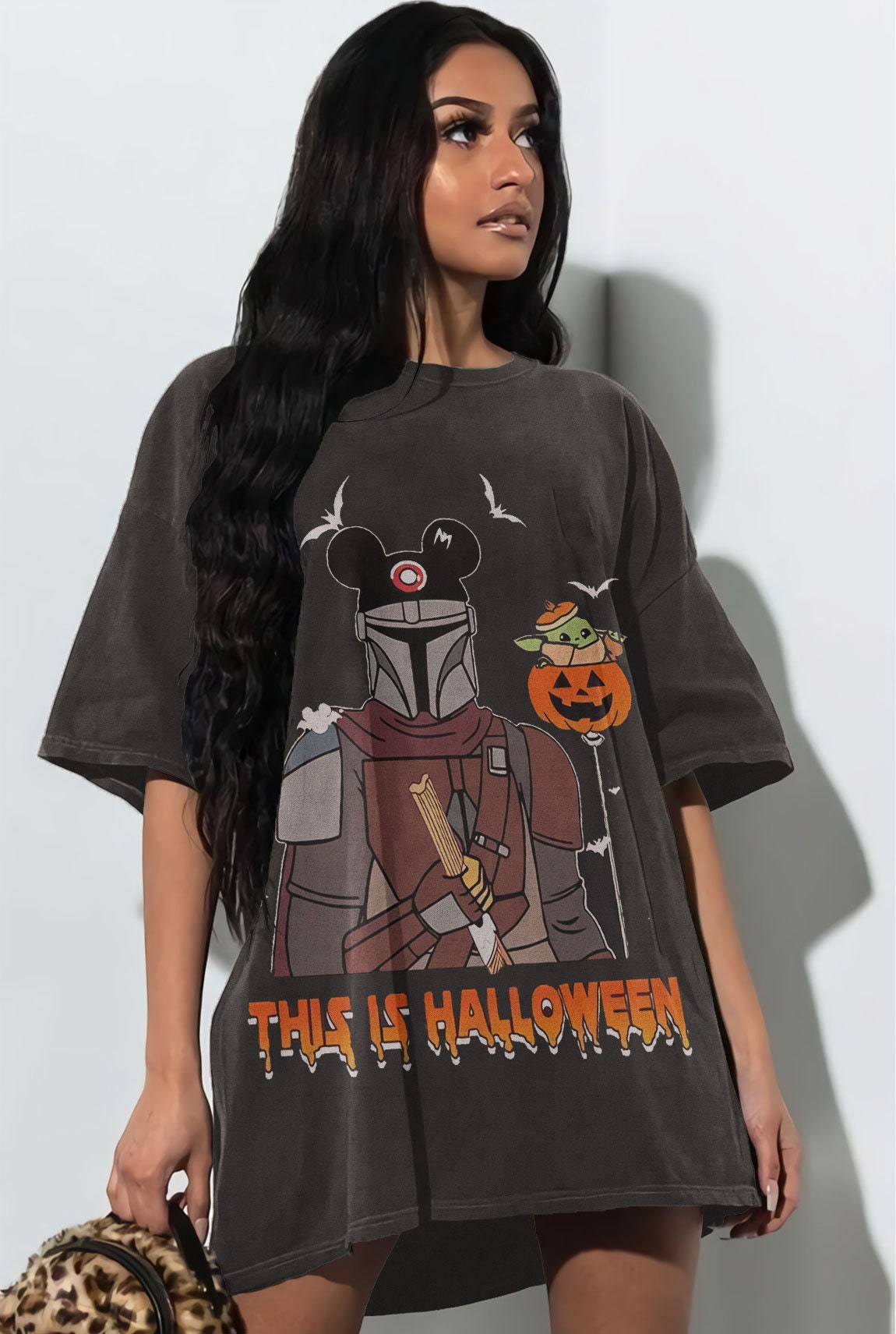 The Mandalorian Pumkin Star Wars Baby Yoda Cute Disney Halloween Unisex Sweatshirt The Mandalorian Pumkin Star Wars Baby Yoda Cute Disney Halloween Unisex Sweatshirt