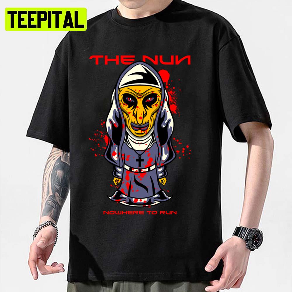 The Nun Nowhere To Run Halloween Spooky Night Unisex Sweatshirt The Nun Nowhere To Run Halloween Spooky Night Unisex Sweatshirt
