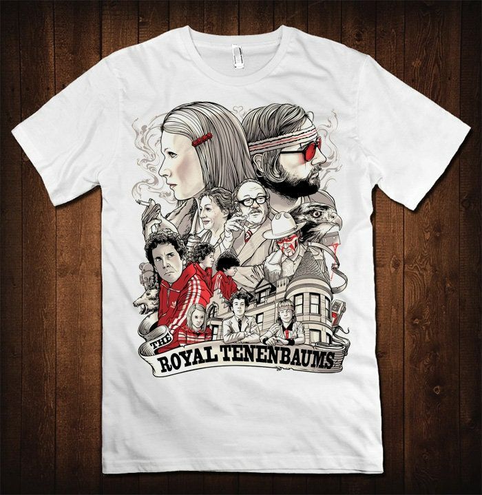 The Royal Tenenbaums Art T-Shirt The Royal Tenenbaums Art T-Shirt