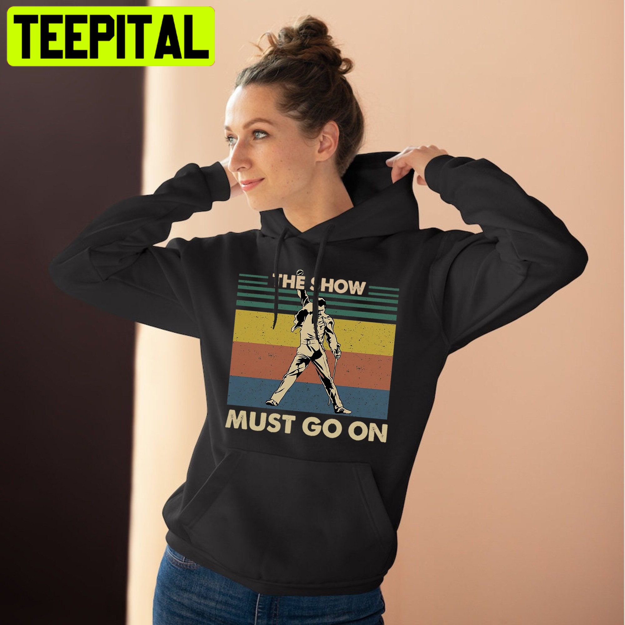 The Show Must On Go Freddie Vintage Unisex Shirt The Show Must On Go Freddie Vintage Unisex Shirt