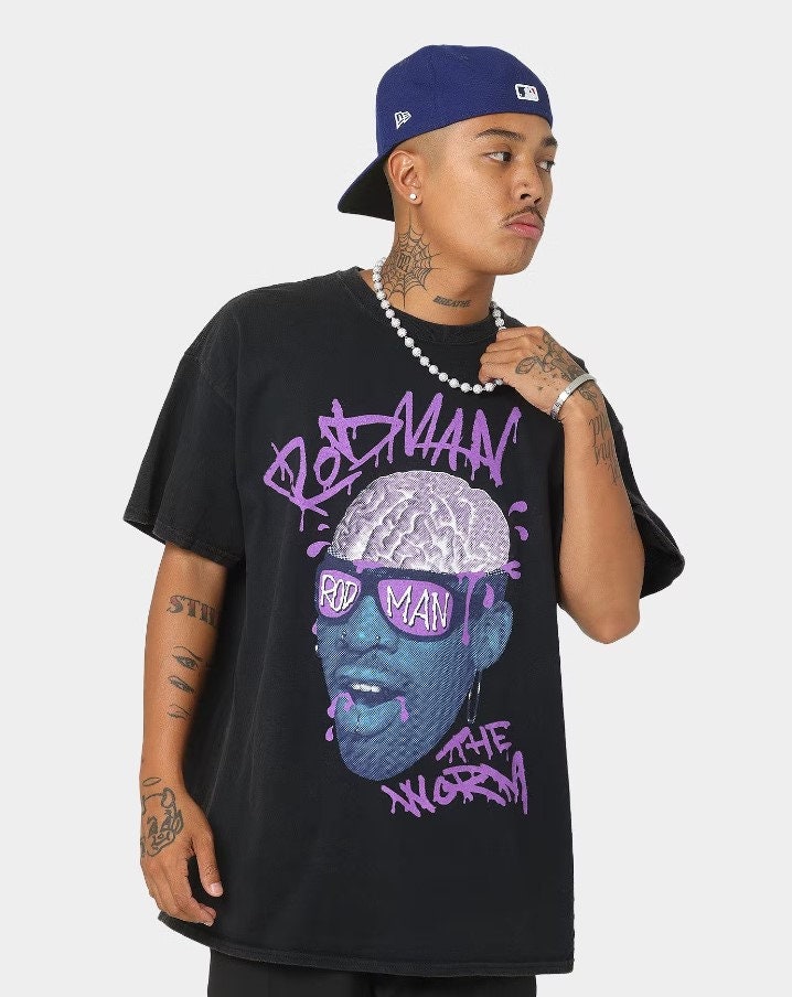 The Worm Brain Dennis Rodman Nba Unisex T-Shirt The Worm Brain Dennis Rodman Nba Unisex T-Shirt