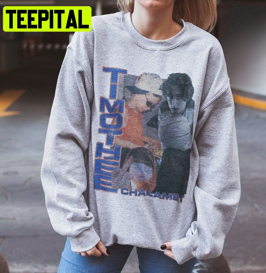 Timothée Chalamet 90s Vintage Fanart Trending Unisex Sweatshirt Timothée Chalamet 90s Vintage Fanart Trending Unisex Sweatshirt