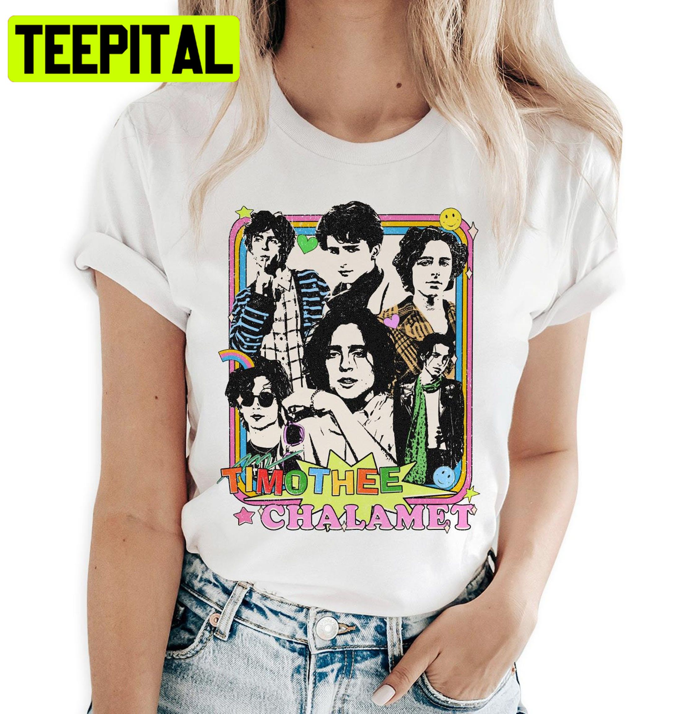 Timothee Chalamet Retro Vintage 90s Unisex T-Shirt Timothee Chalamet Retro Vintage 90s Unisex T-Shirt