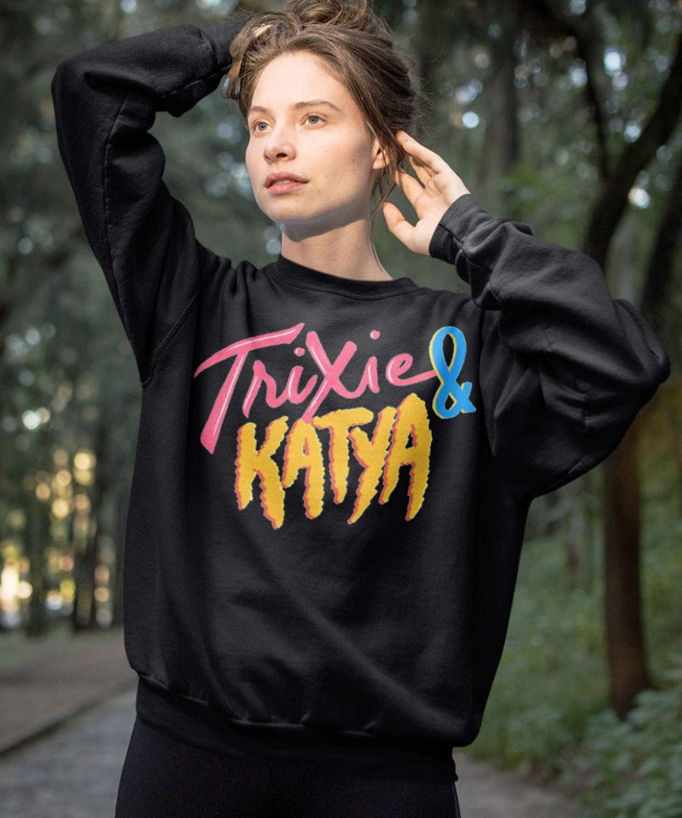 Trixie Katya 90s Retro Unisex Sweatshirt Trixie Katya 90s Retro Unisex Sweatshirt