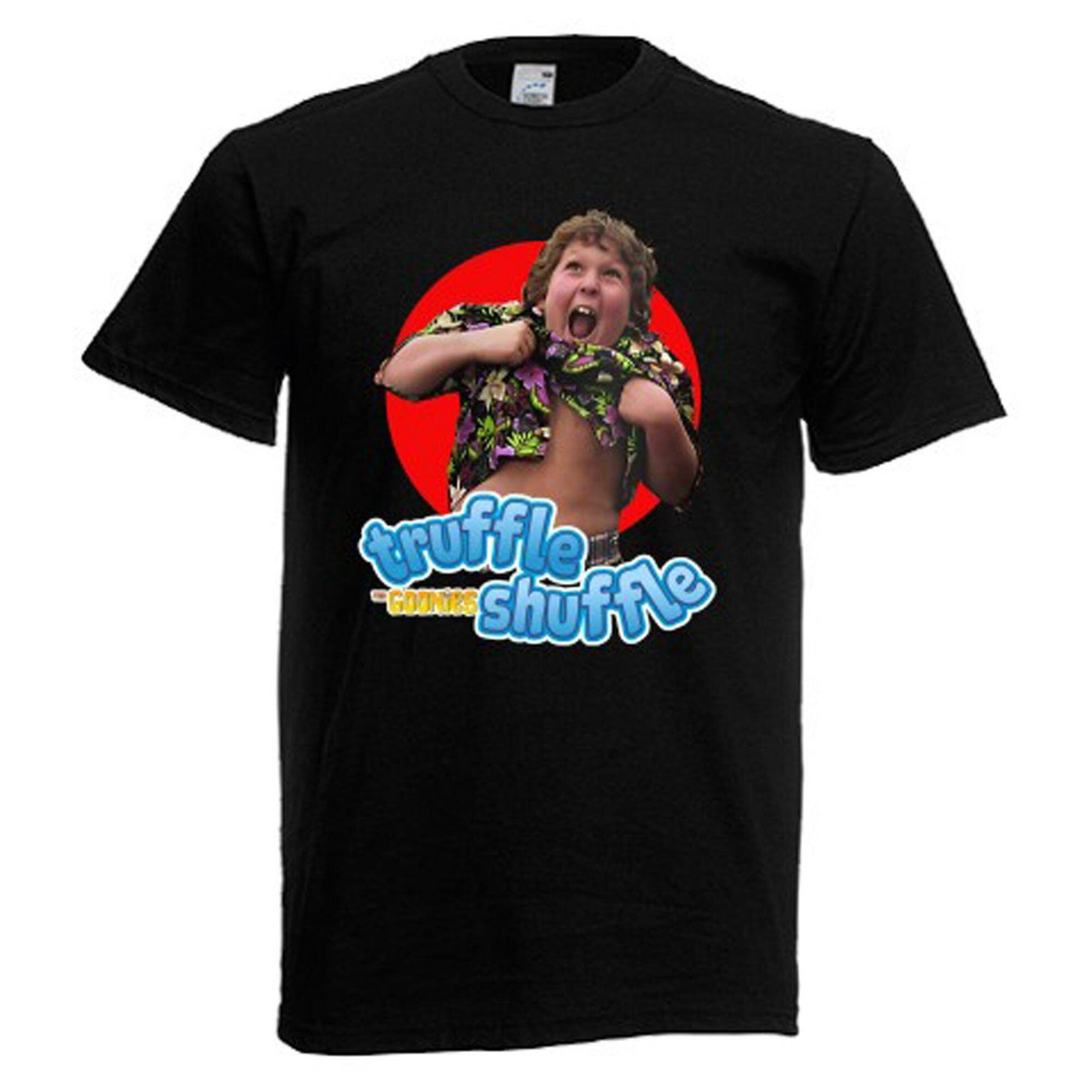 Truffle Shuffle The Goonies Mens Black Gray Navy Red T-Shirt Truffle Shuffle The Goonies Mens Black Gray Navy Red T-Shirt