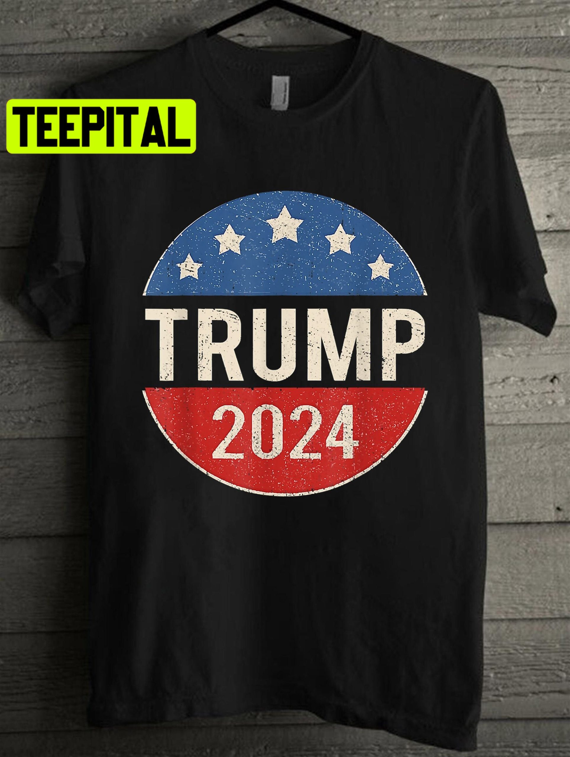 Trump 2024 Retro Campaign Button Re Elect President Unisex T-Shirt Trump 2024 Retro Campaign Button Re Elect President Unisex T-Shirt