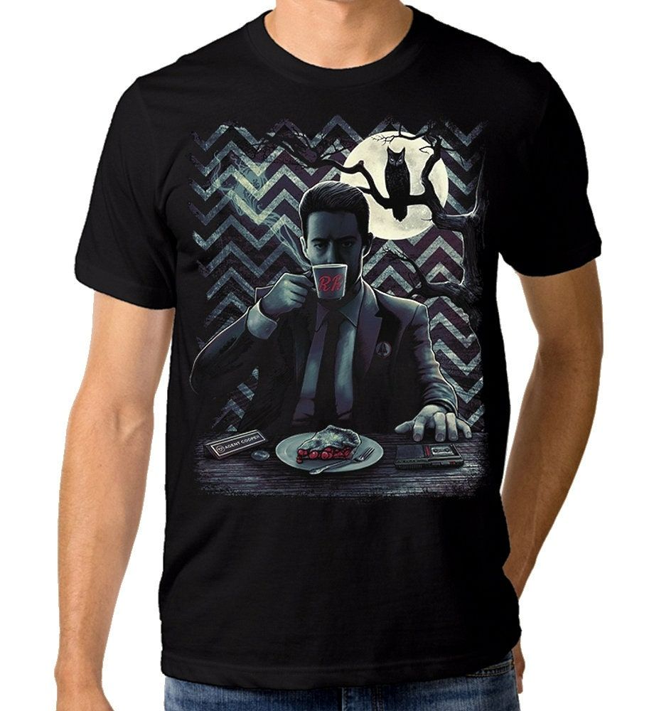 Twin Peaks Agent Cooper Full Moon T-Shirt Twin Peaks Agent Cooper Full Moon T-Shirt