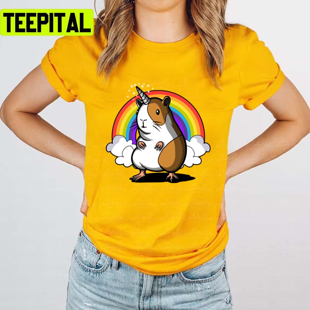 Unicorn Guinea Pig Trending Art Unisex T-Shirt Unicorn Guinea Pig Trending Art Unisex T-Shirt