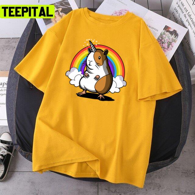 Unicorn Guinea Pig Trending Art Unisex T-Shirt Unicorn Guinea Pig Trending Art Unisex T-Shirt