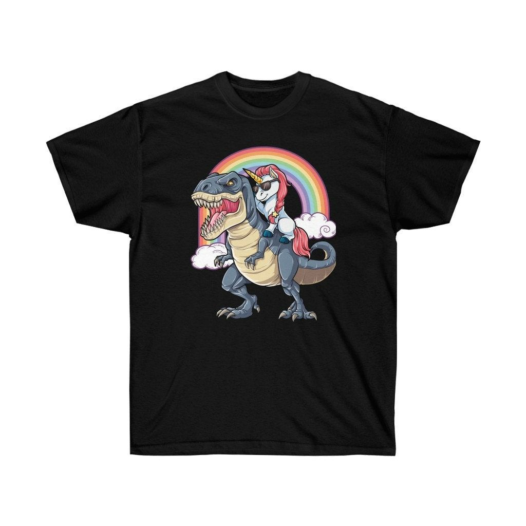 Unicorn Riding Dinosaur T-Shirt Unicorn Riding Dinosaur T-Shirt