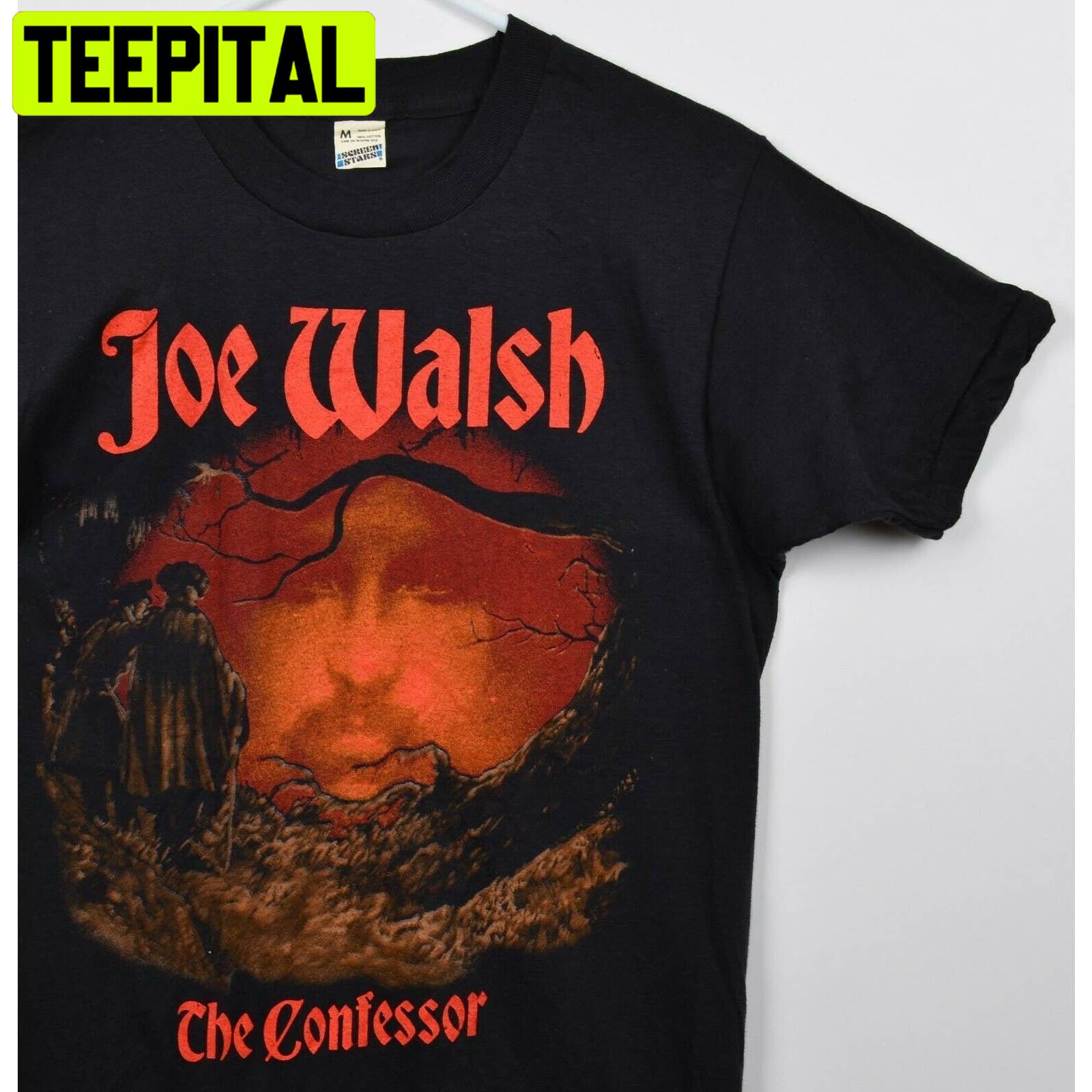 Vintage 80s Joe Walsh The Confessor Unisex T-Shirt Vintage 80s Joe Walsh The Confessor Unisex T-Shirt