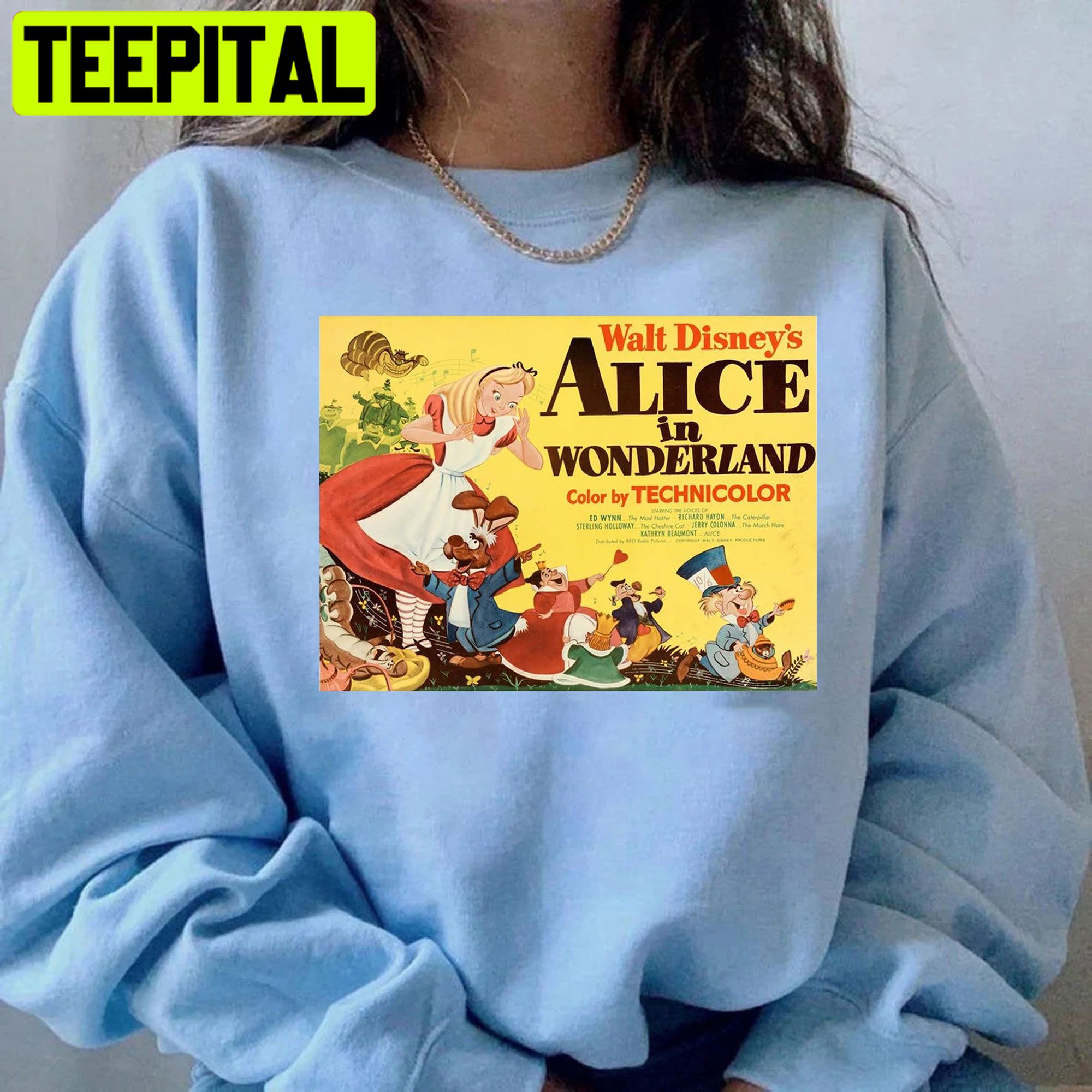 Vintage Alice And Wonderland Disney Unisex Shirt Vintage Alice And Wonderland Disney Unisex Shirt