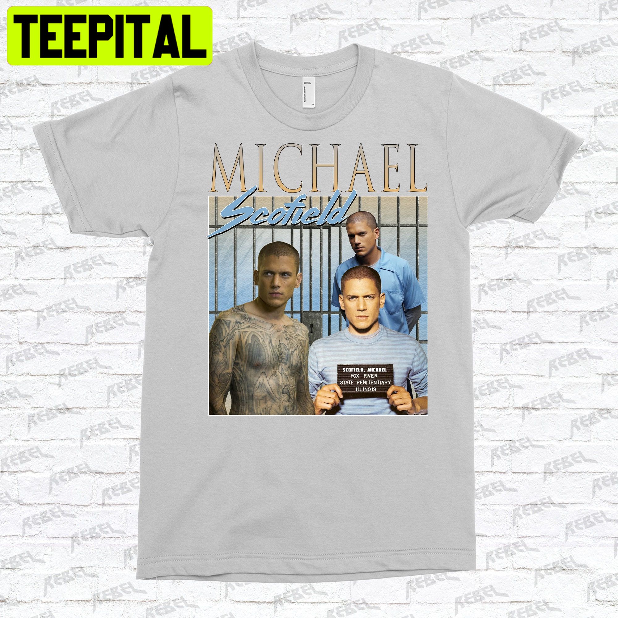Vintage Art Michael Scofield Unisex T-Shirt Vintage Art Michael Scofield Unisex T-Shirt