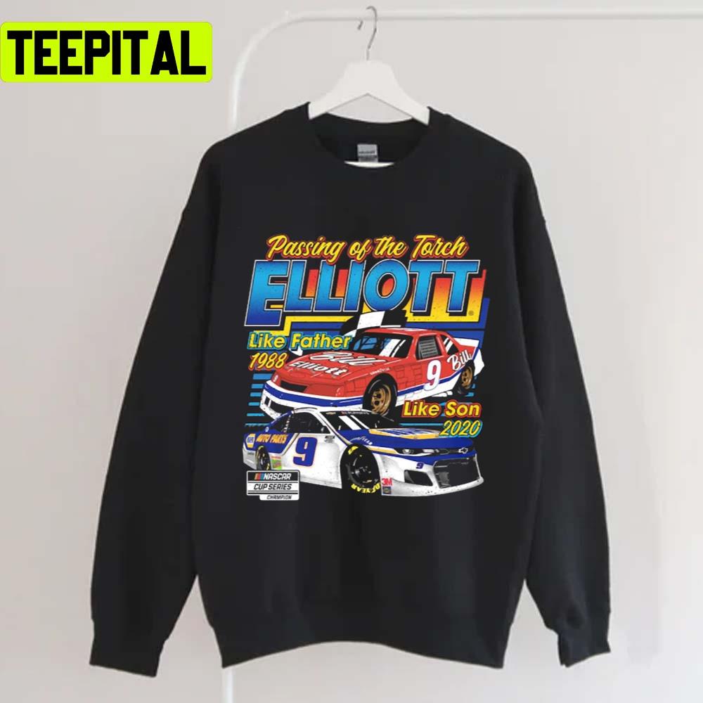 Vintage Bill Elliott 9 Retro Nascar Car Racing Unisex T-Shirt Vintage Bill Elliott 9 Retro Nascar Car Racing Unisex T-Shirt