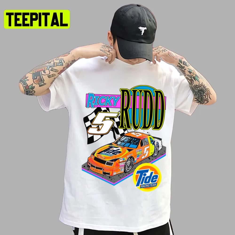 Vintage Design Nascar Car Racing Ricky Rudd Unisex T-Shirt Vintage Design Nascar Car Racing Ricky Rudd Unisex T-Shirt