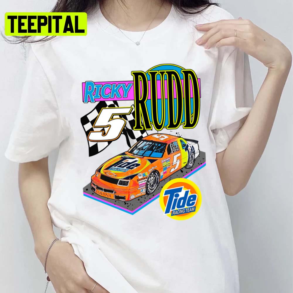 Vintage Design Nascar Car Racing Ricky Rudd Unisex T-Shirt Vintage Design Nascar Car Racing Ricky Rudd Unisex T-Shirt