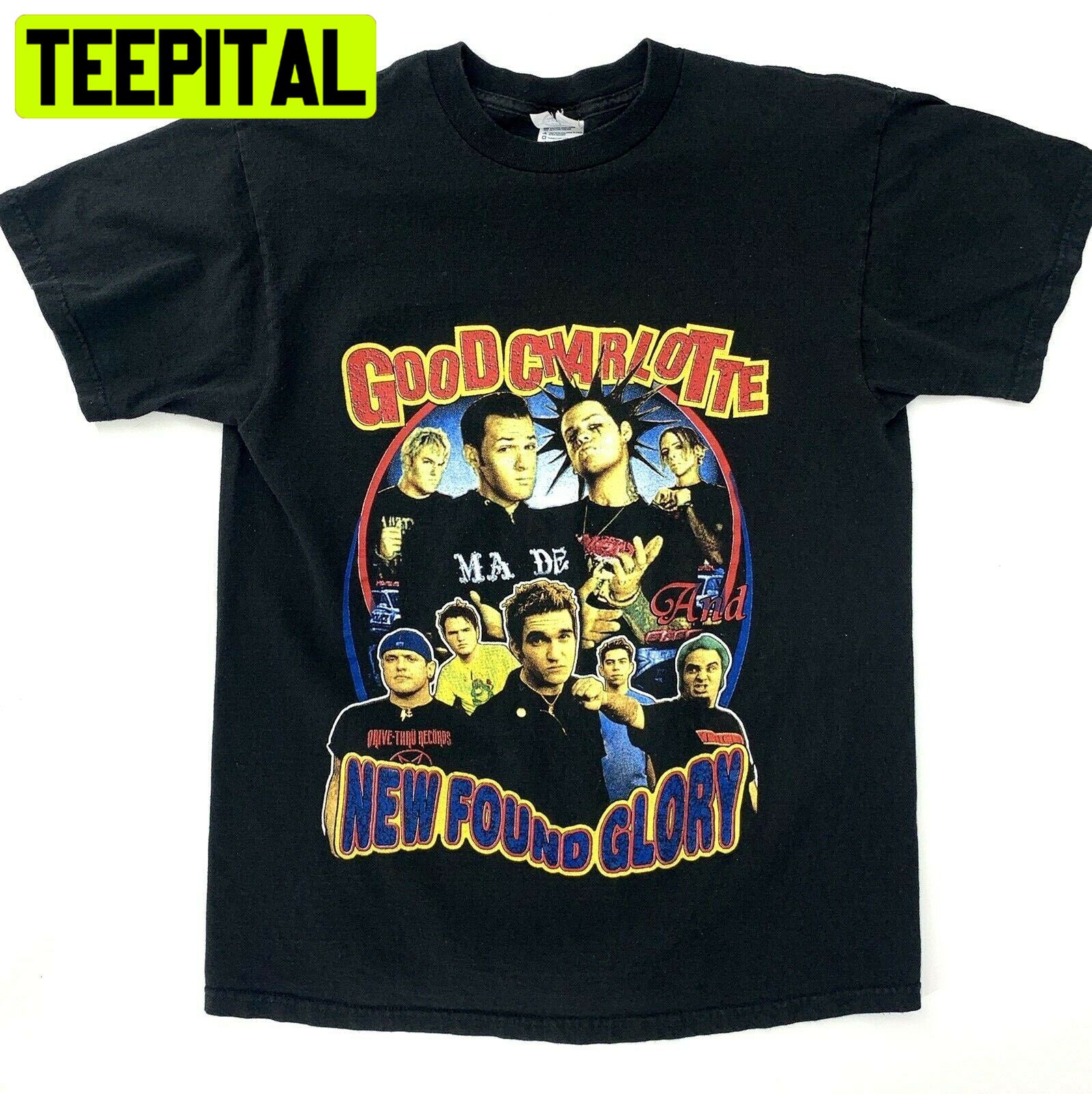 Vintage Good Charlotte New Found Glory Y2k Rock Trending Unisex Shirt Vintage Good Charlotte New Found Glory Y2k Rock Trending Unisex Shirt