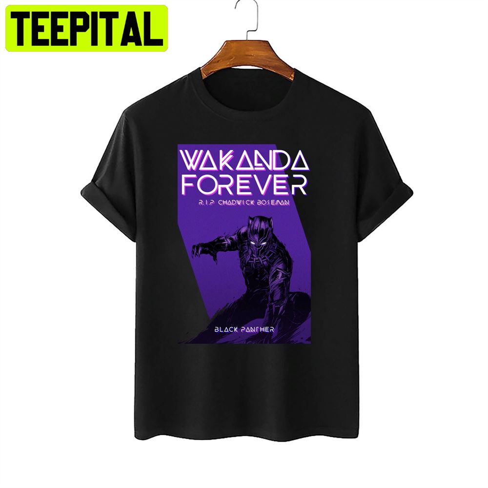Vintage Marvel Black Panther 2 Wakanda Forever Unisex T-Shirt Vintage Marvel Black Panther 2 Wakanda Forever Unisex T-Shirt