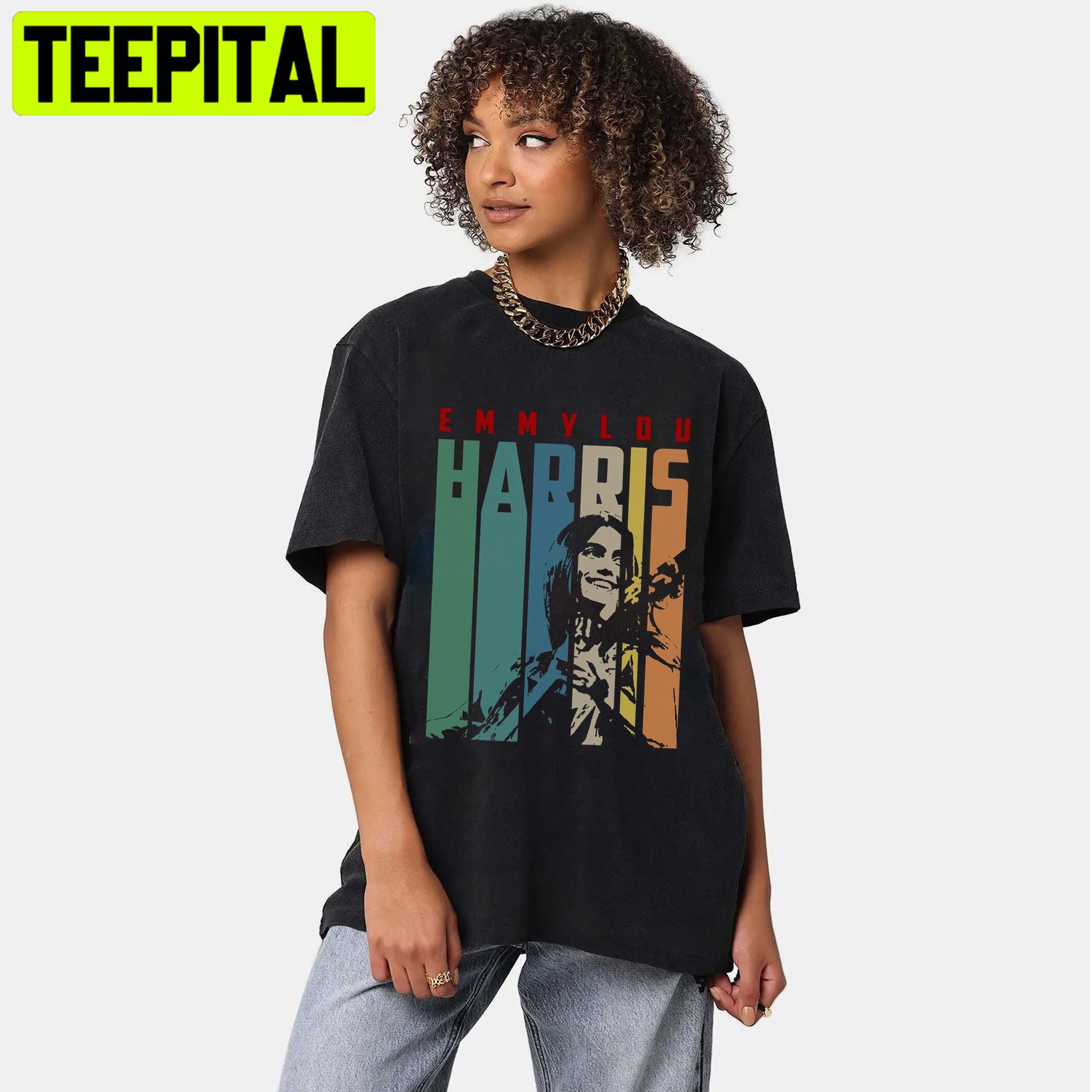 Vintage Retro Emmylou Harris Unisex Shirt Vintage Retro Emmylou Harris Unisex Shirt