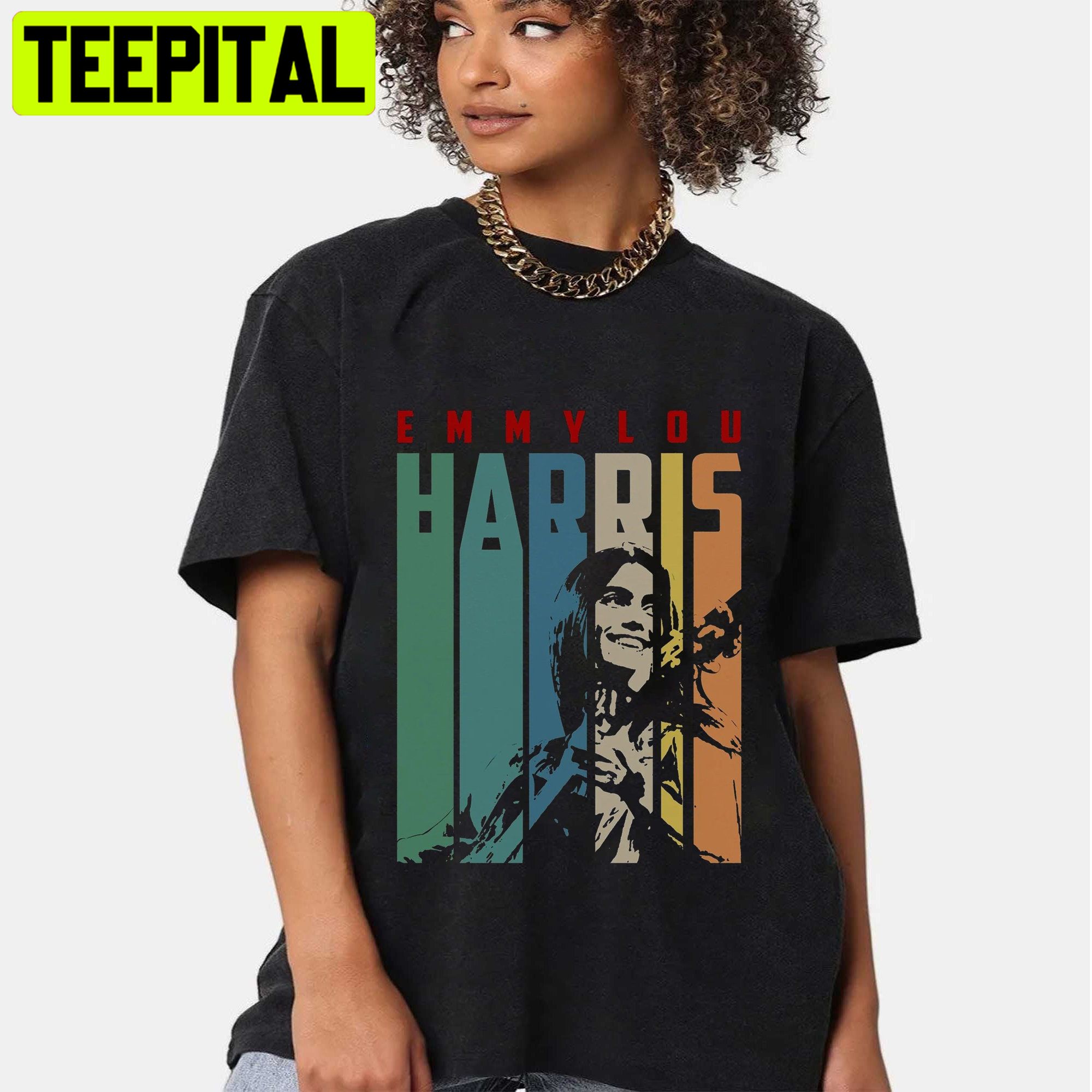 Vintage Retro Emmylou Harris Unisex Shirt Vintage Retro Emmylou Harris Unisex Shirt