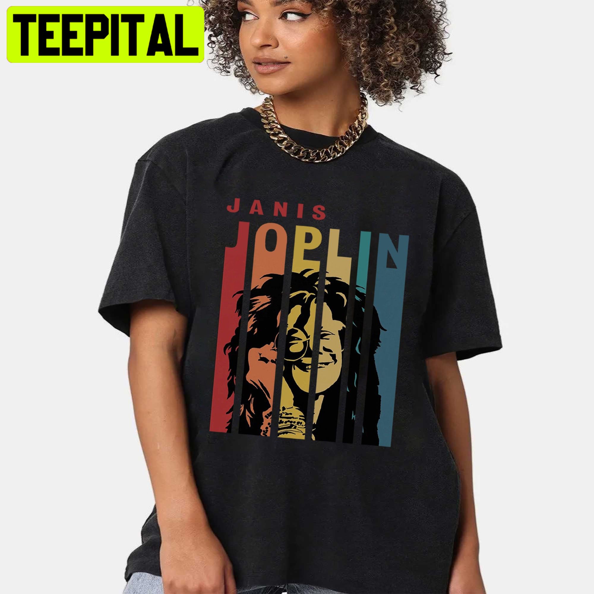 Vintage Retro Janis Joplin Unisex Shirt Vintage Retro Janis Joplin Unisex Shirt