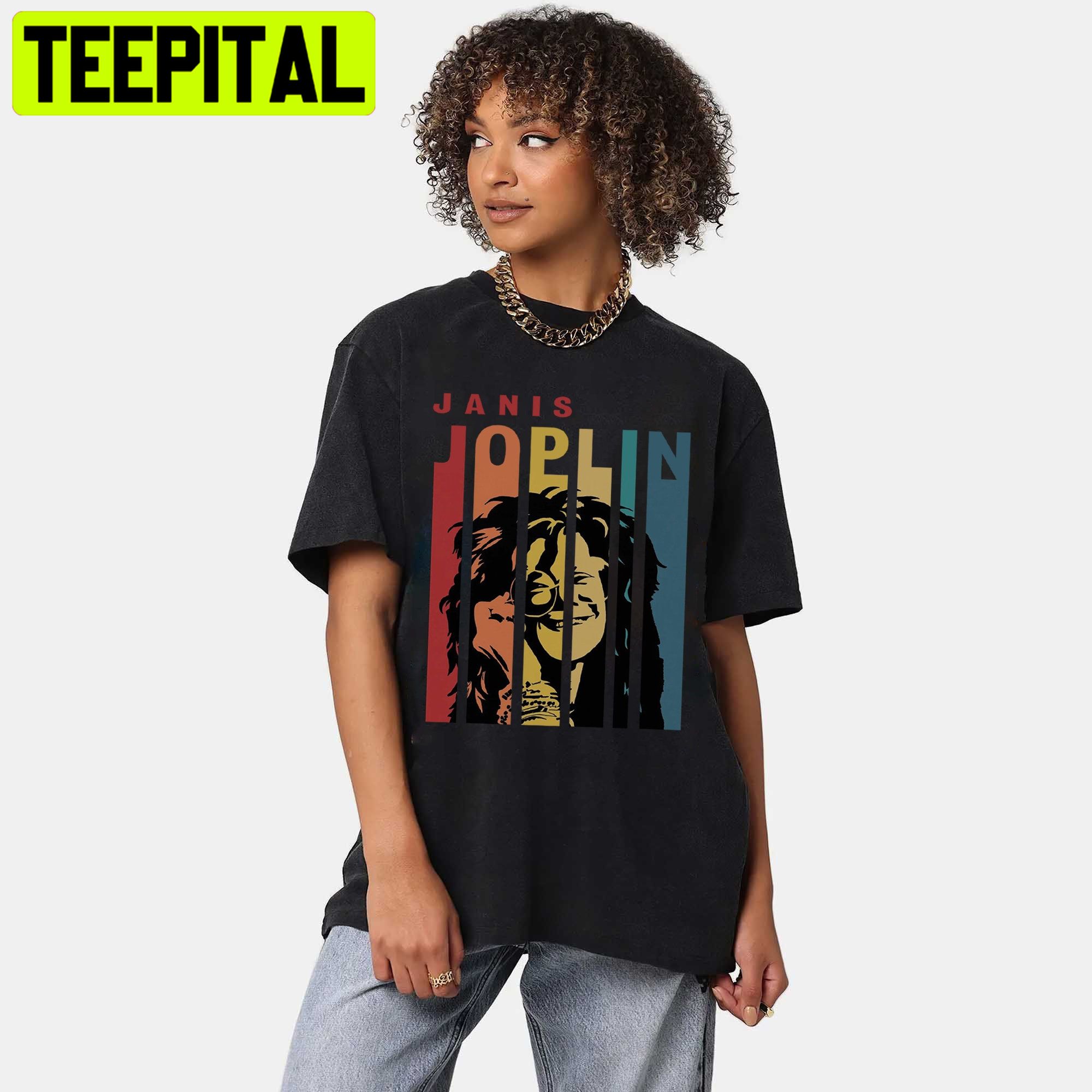 Vintage Retro Janis Joplin Unisex Shirt Vintage Retro Janis Joplin Unisex Shirt