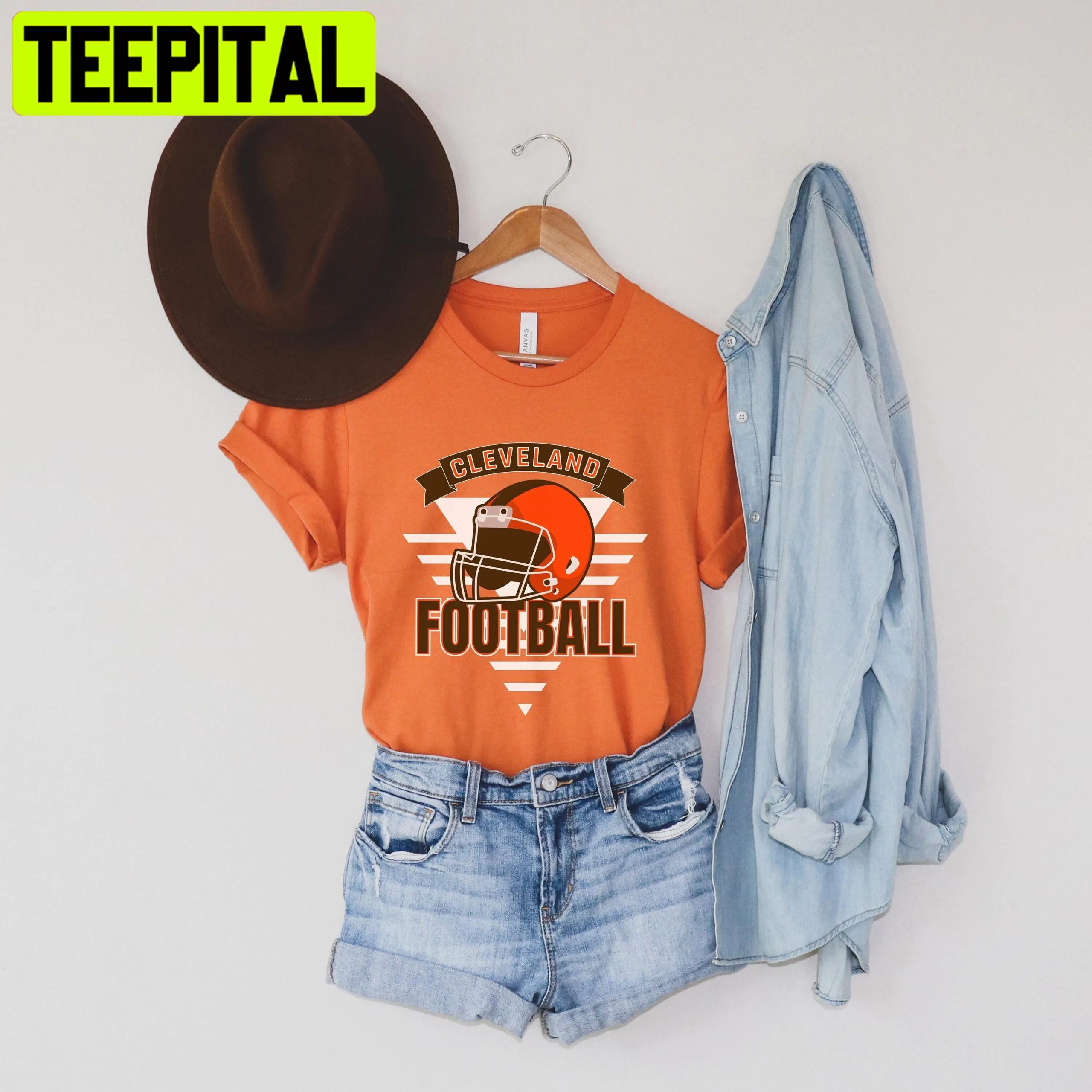 Vintage Style Cleveland Browns Football Trending Unisex T-Shirt Vintage Style Cleveland Browns Football Trending Unisex T-Shirt