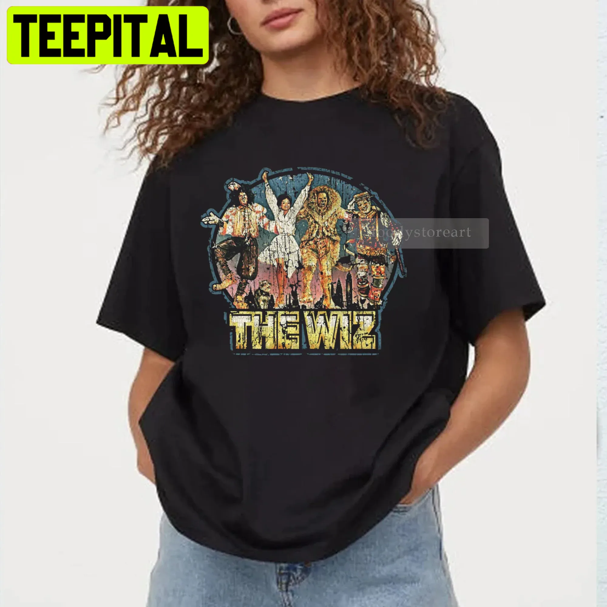 Vintage The Wiz Group 70s Classic Unisex Shirt Vintage The Wiz Group 70s Classic Unisex Shirt