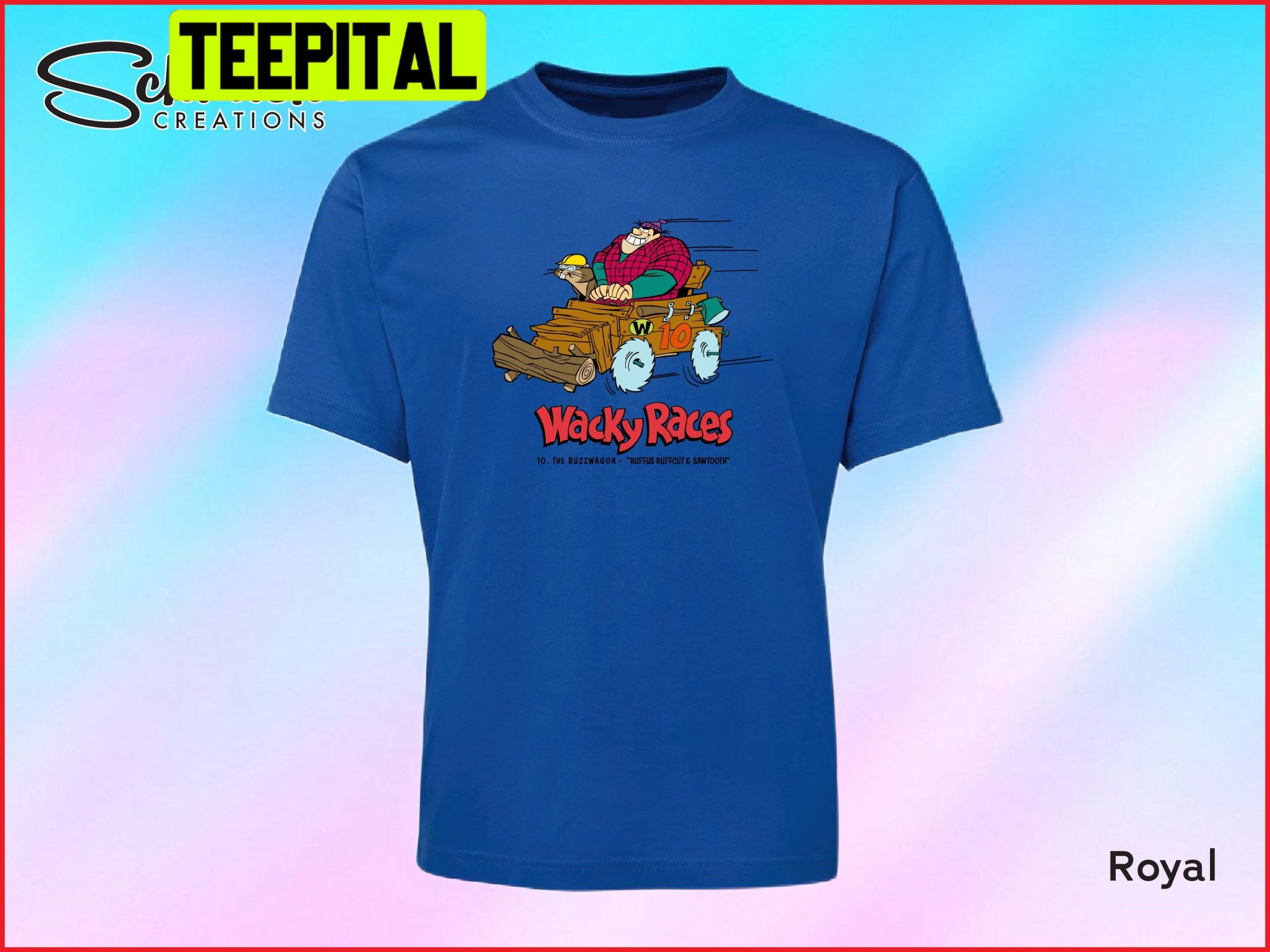 Wacky Races The Buzzwagon 60s Cartoon Trending Unisex Shirt Wacky Races The Buzzwagon 60s Cartoon Trending Unisex Shirt