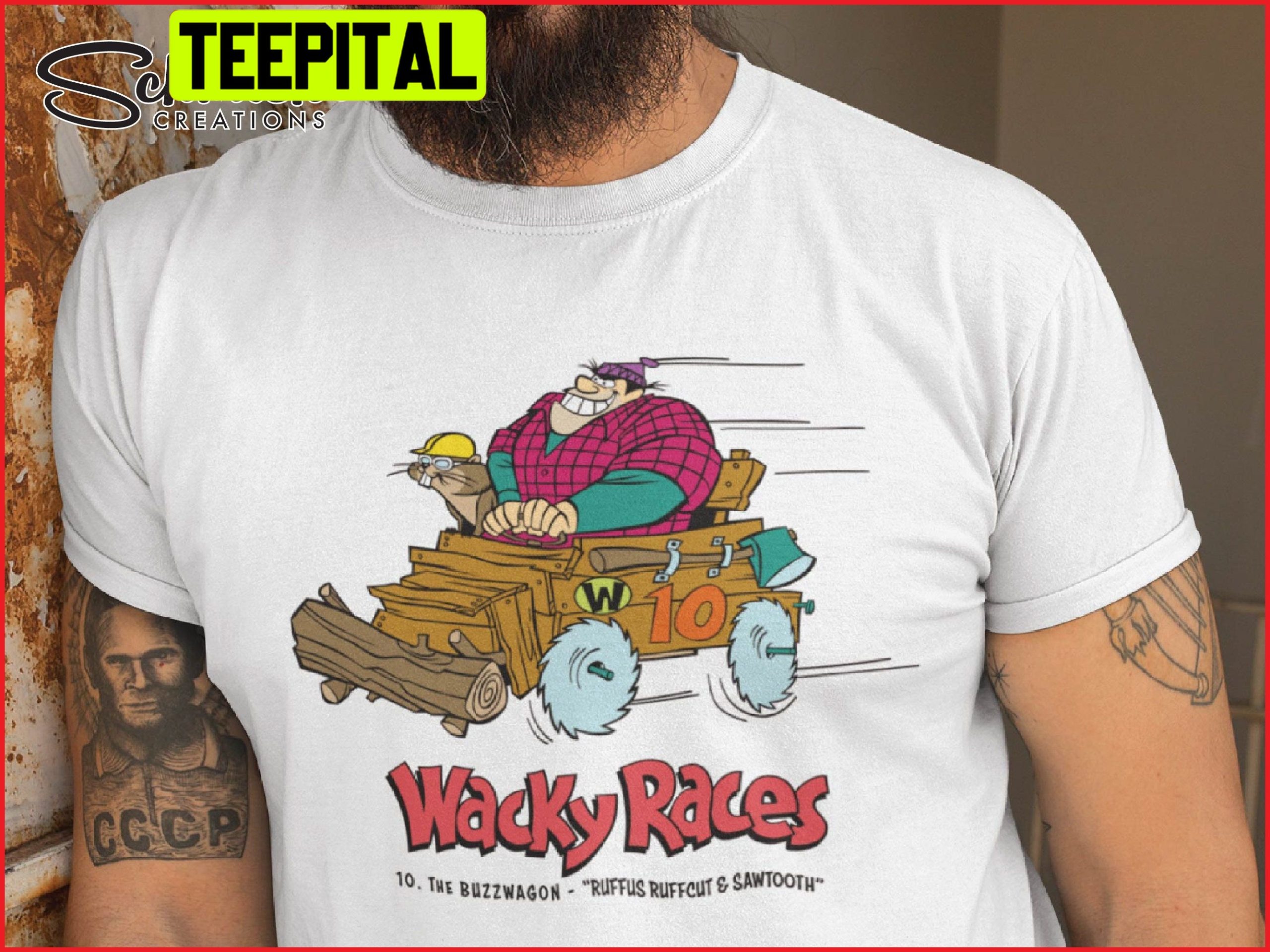 Wacky Races The Buzzwagon 60s Cartoon Trending Unisex Shirt Wacky Races The Buzzwagon 60s Cartoon Trending Unisex Shirt
