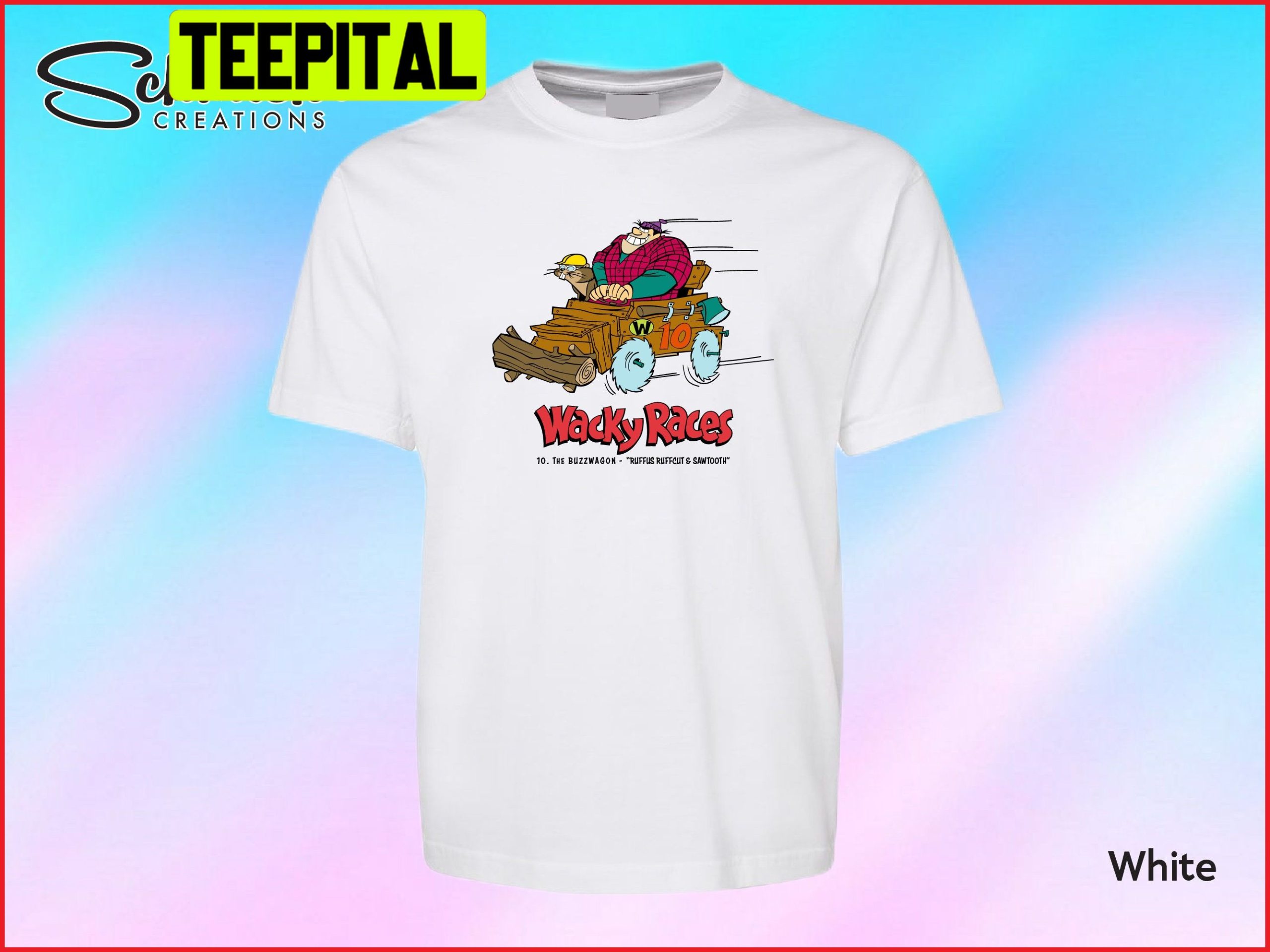 Wacky Races The Buzzwagon 60s Cartoon Trending Unisex Shirt Wacky Races The Buzzwagon 60s Cartoon Trending Unisex Shirt