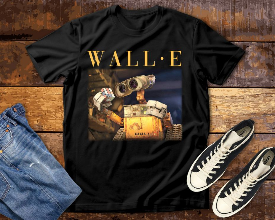 WALL·E Wall E Disney Homage T-Shirt WALL·E Wall E Disney Homage T-Shirt