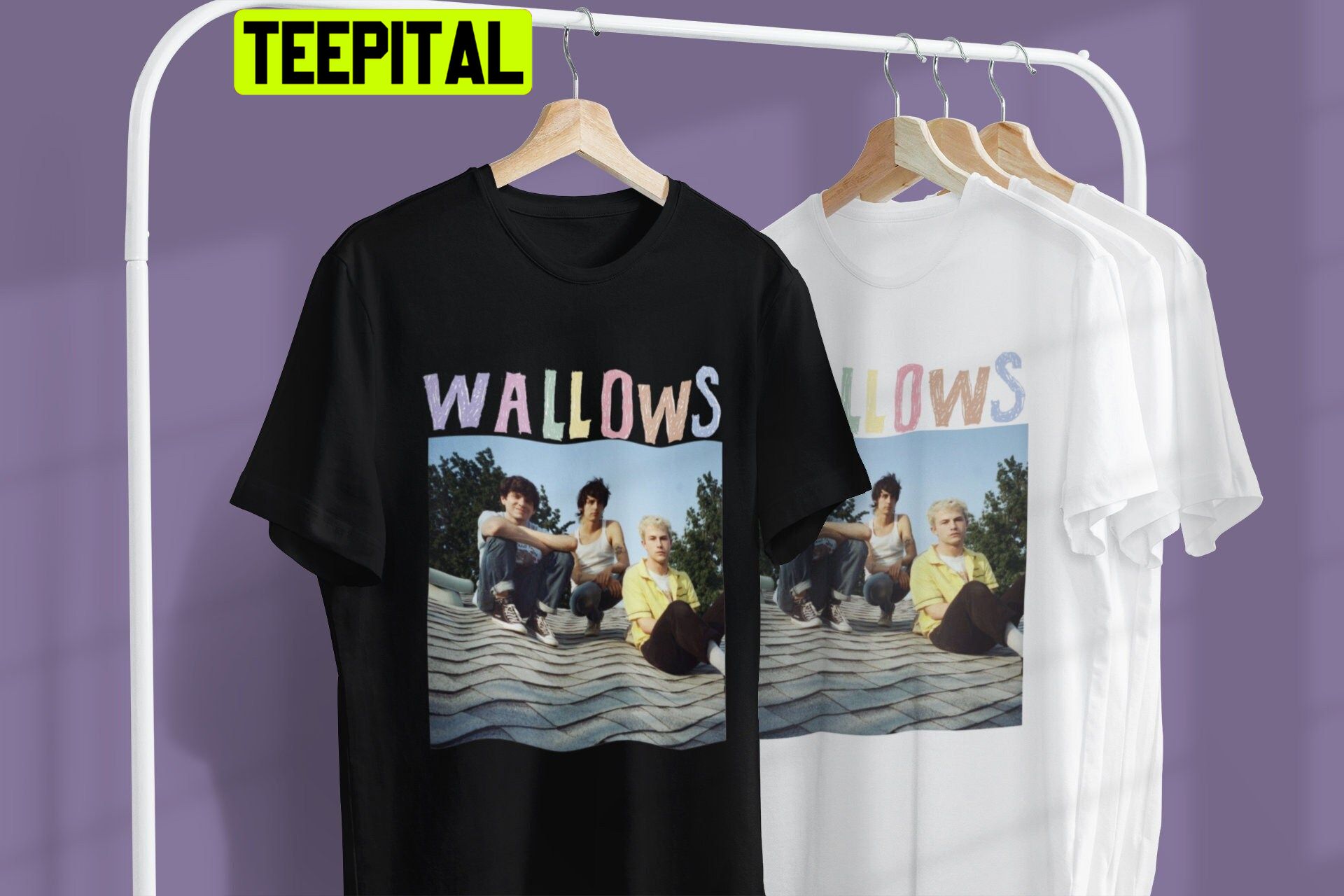 Wallows Dylan Minnette Braeden Lemasters Homage 90s Style Unisex T-Shirt Wallows Dylan Minnette Braeden Lemasters Homage 90s Style Unisex T-Shirt