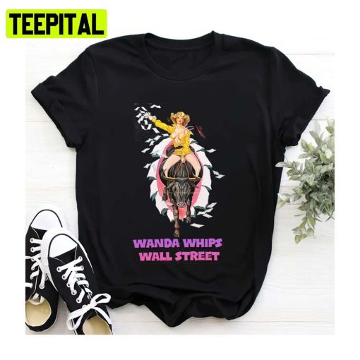 Wanda Whips Wall Street Ginger Lynn 1982 Unisex Sweatshirt