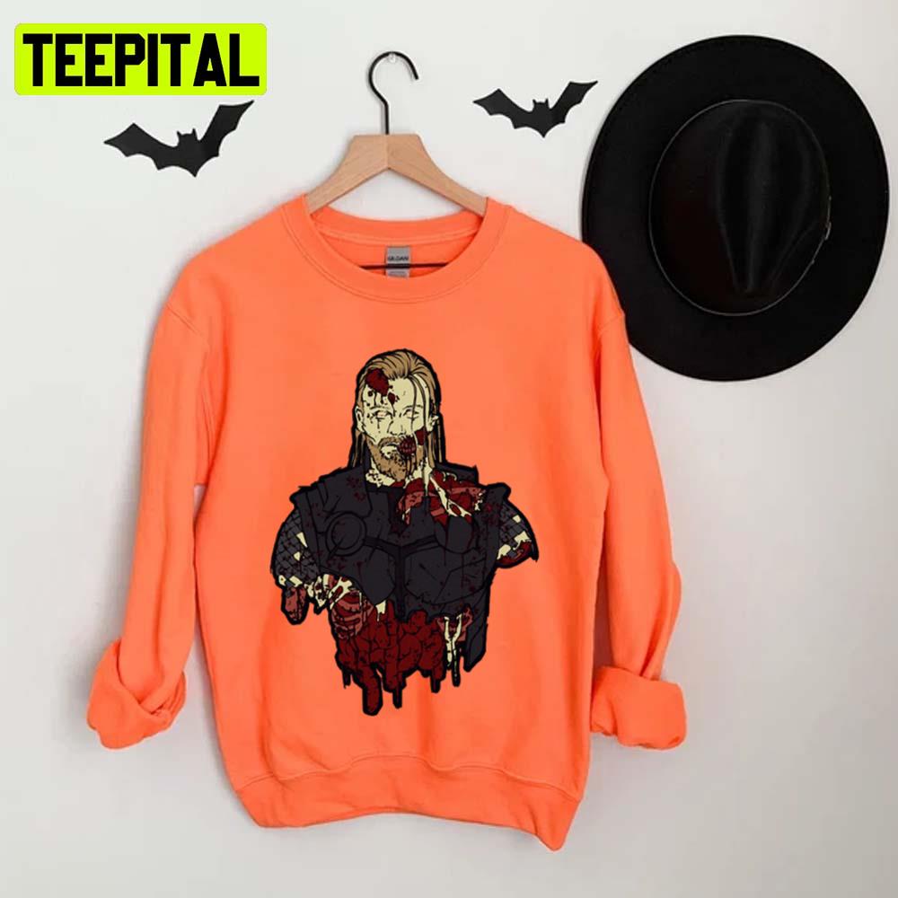 What If Thor Marvel Zombie Halloween Design Unisex T-Shirt What If Thor Marvel Zombie Halloween Design Unisex T-Shirt