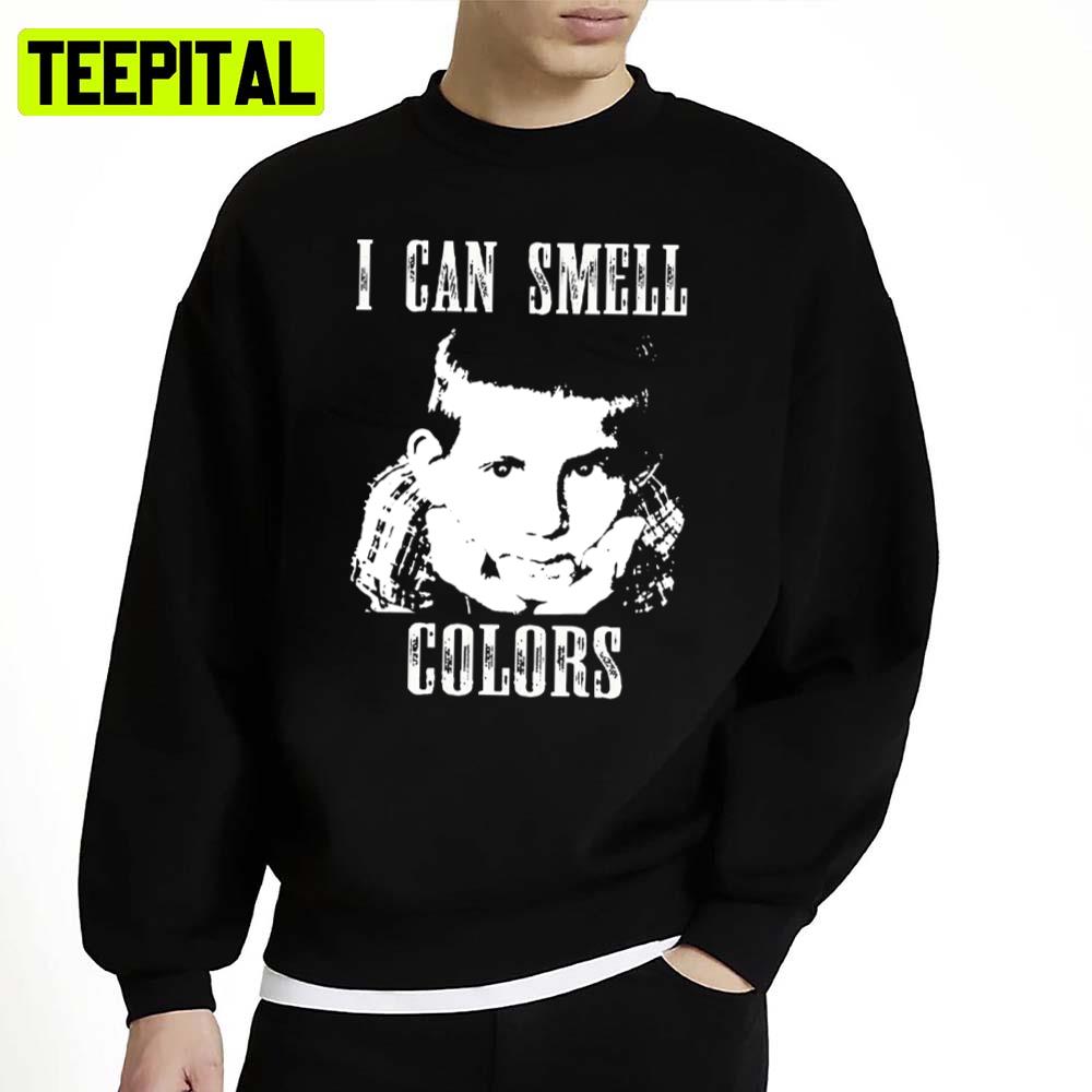 White And Black Design Malcolms I Can Smell Colors The Middles Unisex Sweatshirt White And Black Design Malcolms I Can Smell Colors The Middles Unisex Sweatshirt