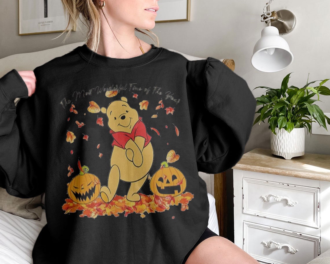 Winnie The Pool Cute Vintage Movie Coffee Spooky Season Coffee Disney Halloween Unisex Sweatshirt Winnie The Pool Cute Vintage Movie Coffee Spooky Season Coffee Disney Halloween Unisex Sweatshirt