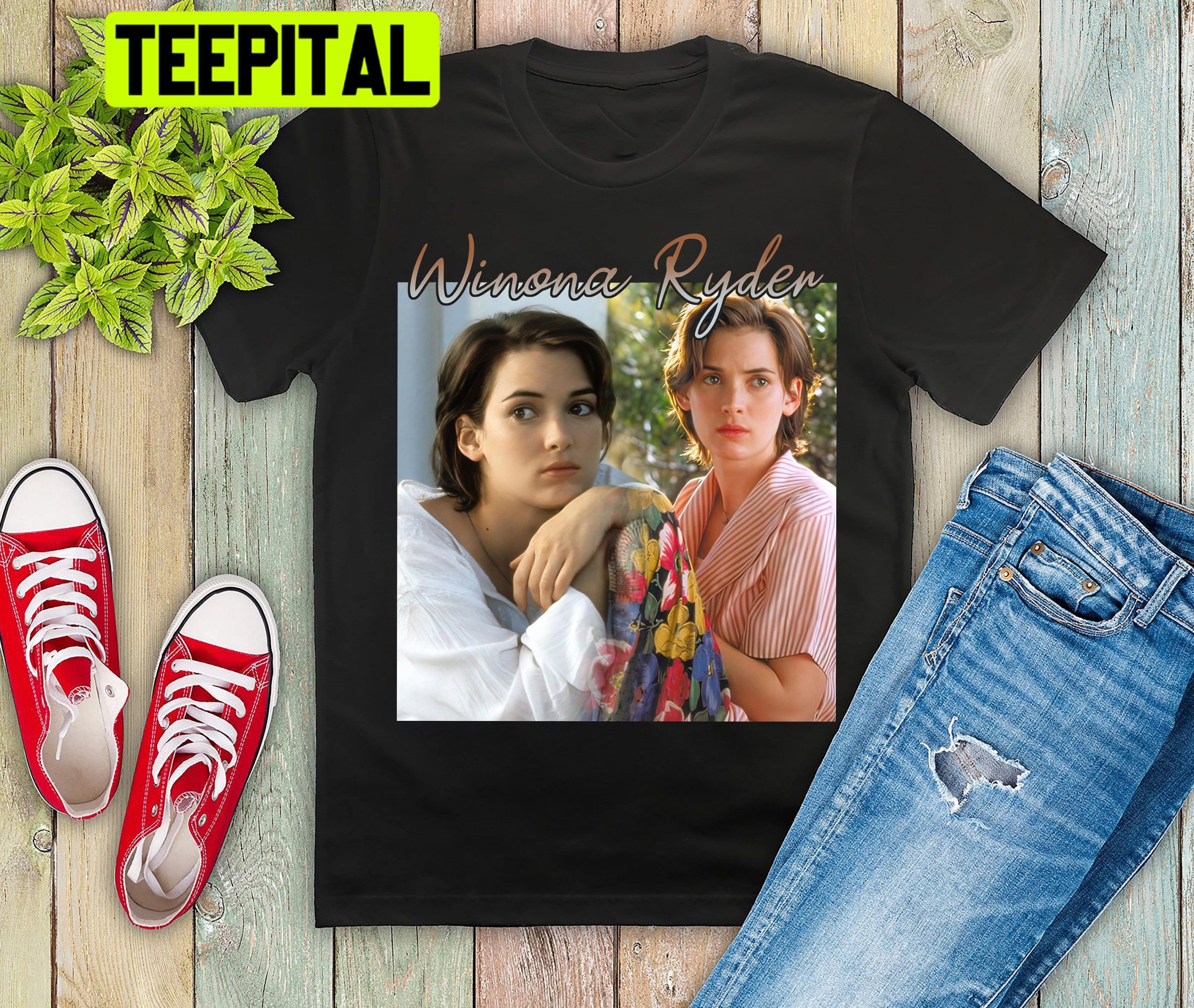 Winona Ryder Vintage Art Trending Unisex Shirt Winona Ryder Vintage Art Trending Unisex Shirt