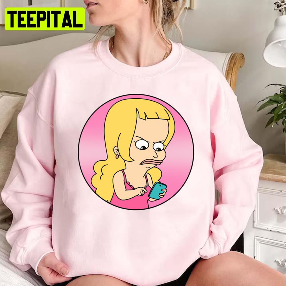 With Phone Big Mouth Lola Skumpy Unisex Sweatshirt With Phone Big Mouth Lola Skumpy Unisex Sweatshirt
