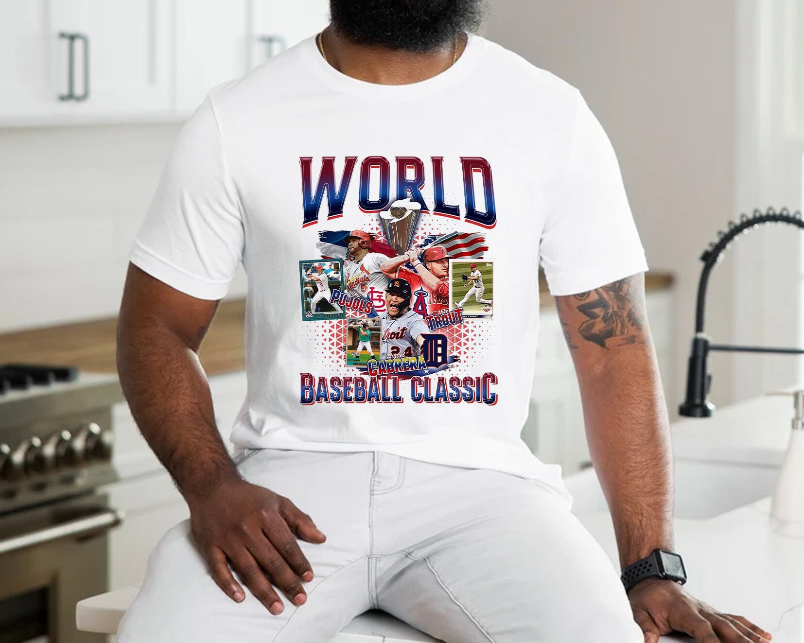 World Baseball Classic Albert Pujols Mike Trout Miguel Cabrera All Star 2022 Unisex T-Shirt World Baseball Classic Albert Pujols Mike Trout Miguel Cabrera All Star 2022 Unisex T-Shirt
